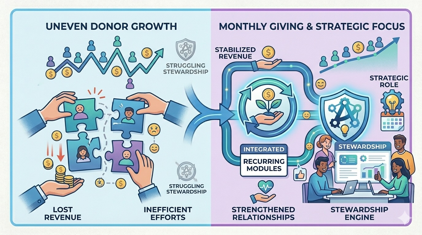 Why Monthly Giving Matters More When Donor Growth Is Uneven