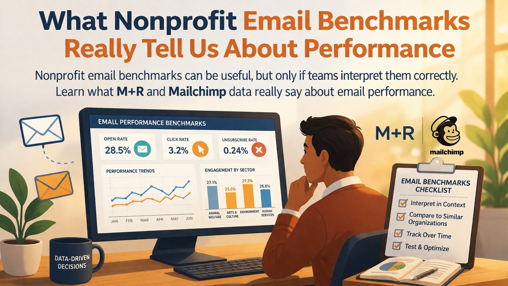 What Nonprofit Email Benchmarks Really Tell Us About Performance